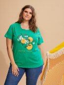 Zhenzi t-shirt grøn - Overdele til Plus size - Zhenzi