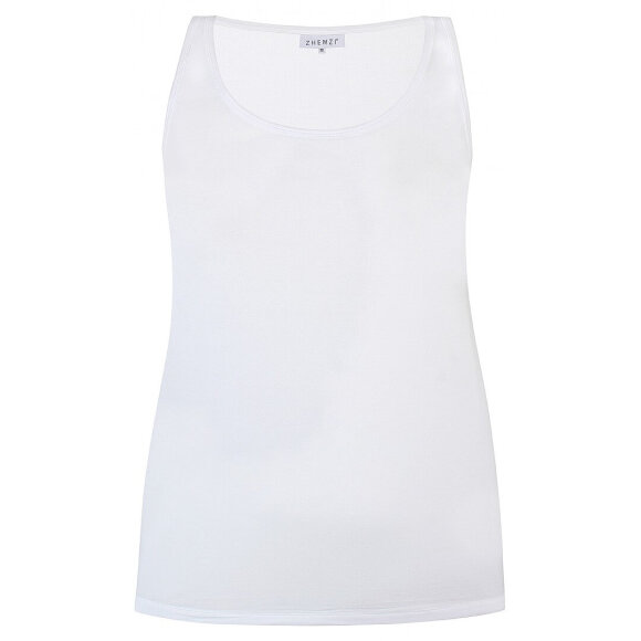 Zhenzi Top Hvid - Overdele til Plus size - Zhenzi Zhenzi Top Hvid - Overdele til Plus size - Zhenzi