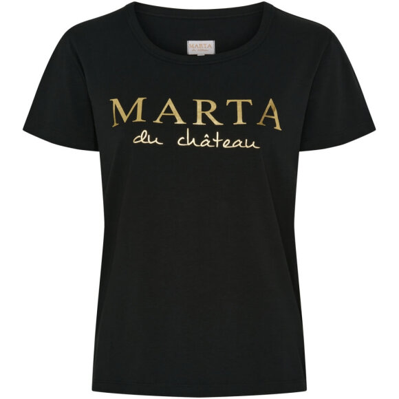 MARTA - Marta T-shirt sort