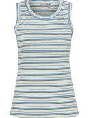 Fransa Top grøn/blå - Toppe til dame - Sommertoppe mm. - FRANSA Fransa Top grøn/blå - Toppe til dame - Sommertoppe mm. - FRANSA