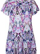 Zhenzi kjole lilla mix - Mellemlange kjoler - Zhenzi