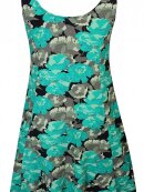 Zhenzi Kjole grøn mix - Korte kjoler - Zhenzi