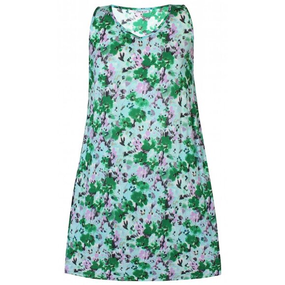 Zhenzi - Zhenzi kjole grøn blomstret