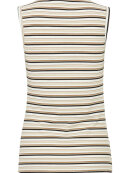 Fransa Top camel/sort - Toppe til dame - Sommertoppe mm. - FRANSA