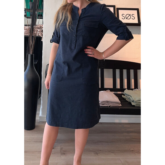 Bessie - Bessie Kjole Navy