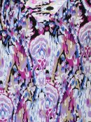 Zhenzi Bluse lilla mix - Overdele til Plus size - Zhenzi