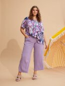 Zhenzi Bluse lilla mix - Overdele til Plus size - Zhenzi