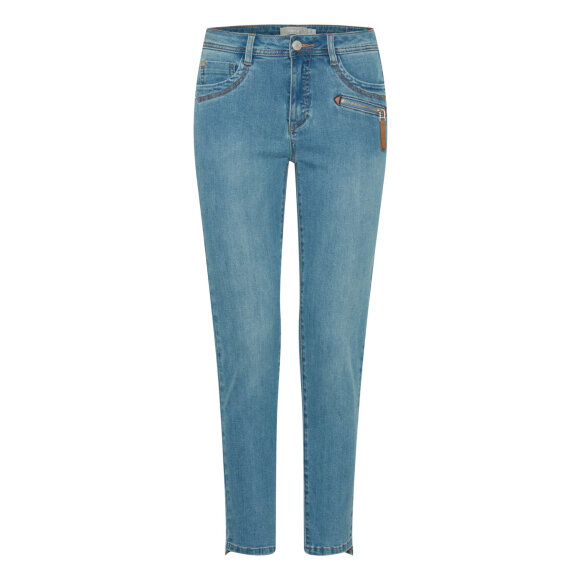 FRANSA - Fransa Jeans lys blå