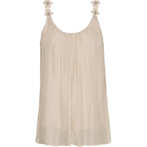Marta Top Sand - Toppe til dame - Sommertoppe mm. - MARTA