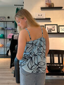 Fransa Top Lyseblå/navy - Toppe til dame - Sommertoppe mm. - FRANSA