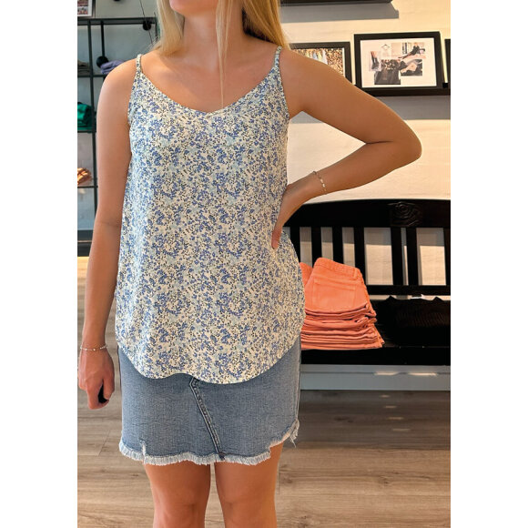 Fransa Top Turkis mix - Toppe til dame - Sommertoppe mm. - FRANSA