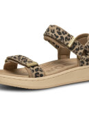 Woden sandal Line Leopard - Dame - Sandaler - Woden