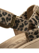 Woden sandal Line Leopard - Dame - Sandaler - Woden