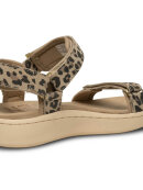 Woden sandal Line Leopard - Dame - Sandaler - Woden
