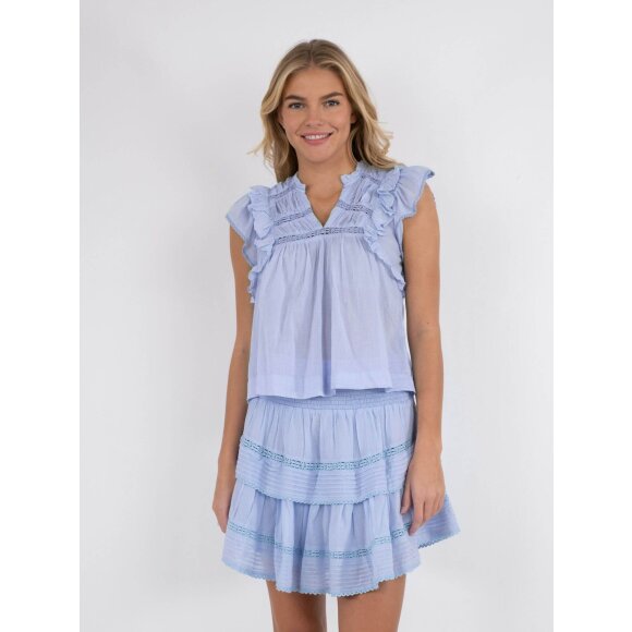 Neo Noir Bluse lyseblå - Dame - Bluser - Neo Noir