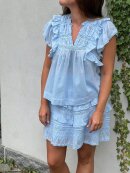 Neo Noir Bluse lyseblå - Dame - Bluser - Neo Noir