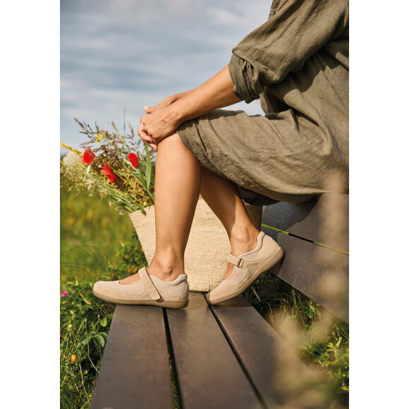 New Feet Ballerina sand - Flade sko & Loafers - New Feet New Feet Ballerina sand - Flade sko & Loafers - New Feet