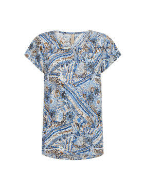 Soyaconcept T-shirt Blå Mix - Dame - T-shirts - Soyaconcept Soyaconcept T-shirt Blå Mix - Dame - T-shirts - Soyaconcept