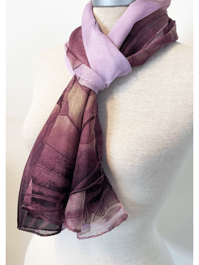 Jk Necklace Tørklæde lilla mix - Tørklæder - jk necklace