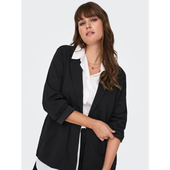 Only Carmakoma blazer sort - Blazer til kvinder - ONLY CarmaKoma