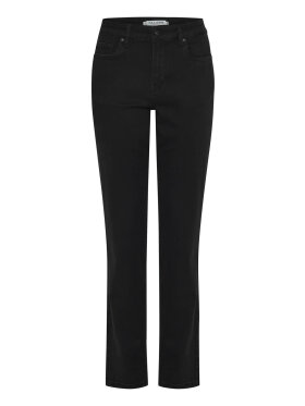 Pulz buks sort denim - Dame - Bukser  - PULZ Jeans