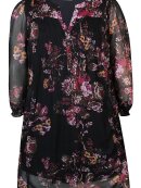 Zhenzi kjole rosa mix - Kjoler til plus size kvinder - Zhenzi