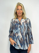 2-Biz Bluse Blå/Brun - Dame - Bluser - 2-Biz