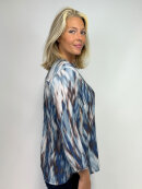2-Biz Bluse Blå/Brun - Dame - Bluser - 2-Biz