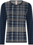 Skovhuus Strik Ternet Blå - Lækre striktrøjer til kvinder - Skovhuus