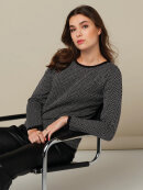 Skovhuus Strik Sort/Hvid - Lækre striktrøjer til kvinder - Skovhuus