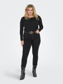 Only Carmakoma bluse sort - Overdele til Plus size - ONLY CarmaKoma