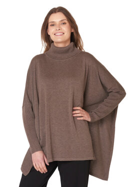 Signature Poncho Brun - Striktrøjer til kvinder - Signature Signature Poncho Brun - Striktrøjer til kvinder - Signature