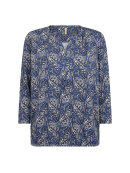 Soyaconcept Bluse Blå Mix - Dame - Bluser - Soyaconcept 
