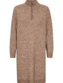 Fransa Strik Kjole Brun - Mellemlange kjoler - FRANSA