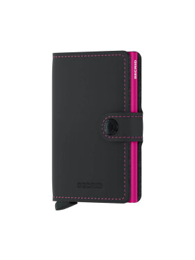 Secrid - Secrid miniwallet sort/fuchsia