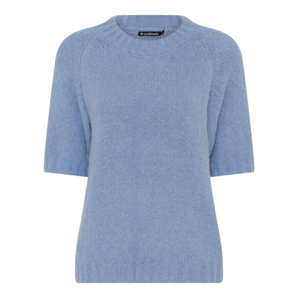 Soulmate Strik Lyseblå - Lækre striktrøjer til kvinder - Soulmate