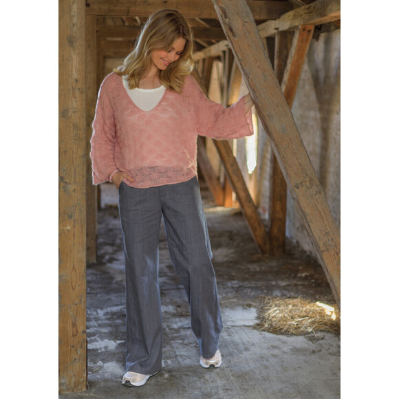 Black Colour Bukser Grå - Dame - Bukser  - Black Colour