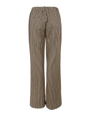 Black Colour Bukser Stribet Sort/Camel - Dame - Bukser  - Black Colour