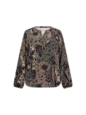 Wasabiconcept Bluse Mønstret - Overdele til Plus size - Wasabiconcept