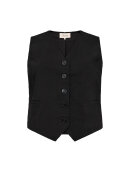 Wasabiconcept vest sort - Overdele til Plus size - Wasabiconcept