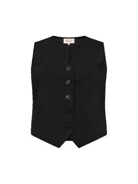 Wasabiconcept vest sort - Overdele til Plus size - Wasabiconcept