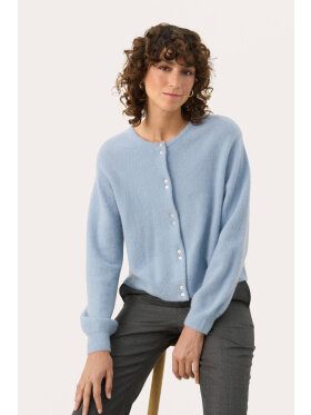 Part Two Cardigan Lyseblå - Lækre striktrøjer til kvinder - Part Two