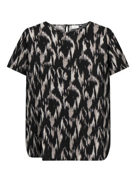 ONLY CarmaKoma - Only Carmakoma Bluse Sort/Grå ONLY CarmaKoma - Only Carmakoma Bluse Sort/Grå