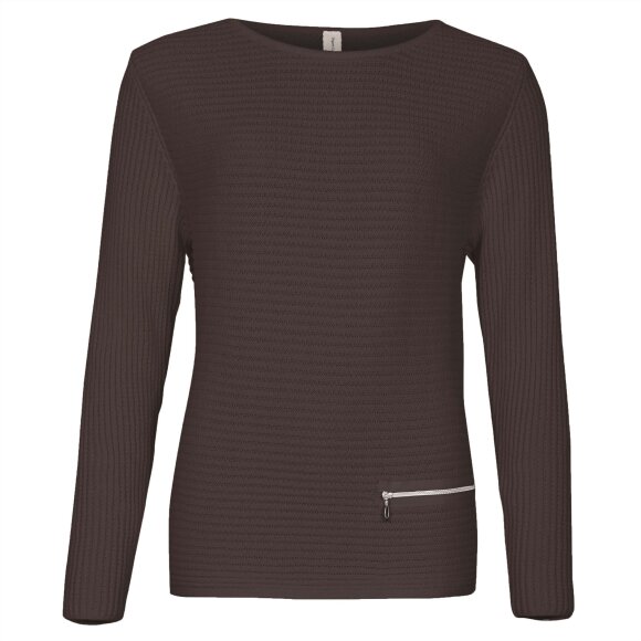 Skovhuus Strik Brun - Lækre striktrøjer til kvinder - Skovhuus