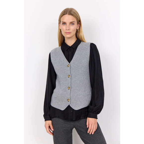 Soyaconcept strik vest grå - Dame - Veste - Soyaconcept 