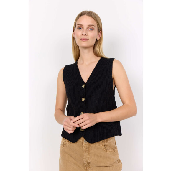 Soyaconcept strik vest sort - Dame - Veste - Soyaconcept 