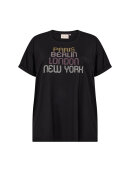 Wasabiconcept T-shirt Sort - Overdele til Plus size - Wasabiconcept