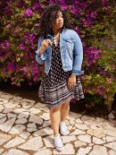 Only Carmakoma denim jakke  - Denim jakker - ONLY CarmaKoma