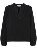 Pulz Bluse Sort Denim - Dame - Bluser - PULZ Jeans