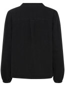 Pulz Bluse Sort Denim - Dame - Bluser - PULZ Jeans